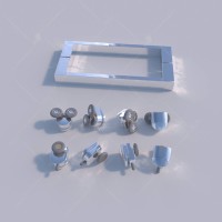 Душевой уголок RGW CL-34 (Прозрачное, 800x800)