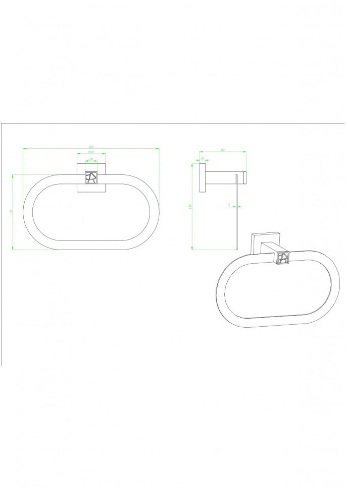 Полотенцедержатель 88606-1