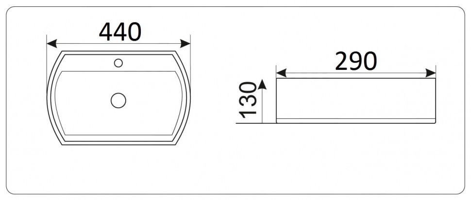 Умывальник CeramaLux 9293