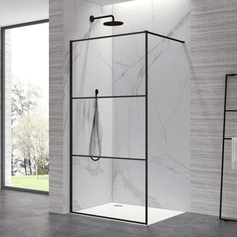 Душевая перегородка RGW WA-09B (Ribbed Line, 1000)