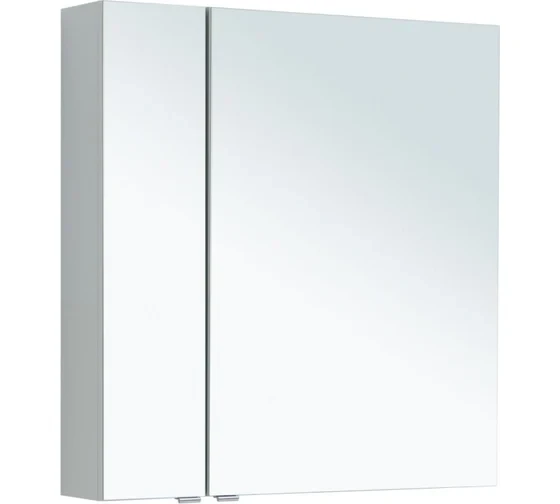 Зеркальный шкаф Aquanet Алвита New 80 Серый