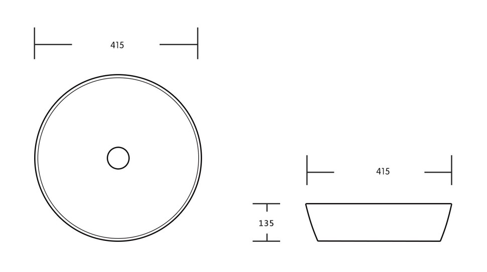 Раковина накладная MILLEAU Boutique MU0098-EWS (белый глянец/серебро)