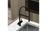 Смеситель для кухни SANCOS Imola с возможностью подключения фильтра для воды, цвет матовый черный, арт. SC4010MB