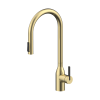Смеситель для кухни UNIVERSAL, светлое золото, Un213880-LG, Paulmark