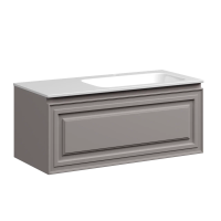 Тумба подвесная SANCOS Very 995х445х406, c одним ящиком оснащенным доводчиками, правая , Doha Soft , арт.VR100RSM