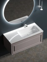 Тумба подвесная SANCOS Very 995х445х406, c одним ящиком оснащенным доводчиками, правая , Doha Soft , арт.VR100RSM