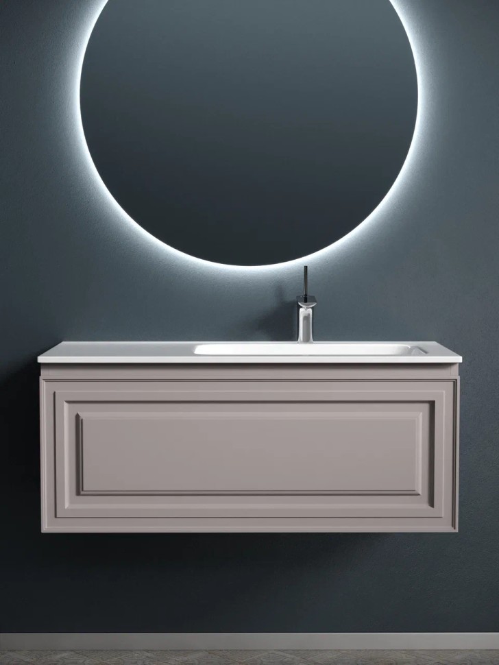 Тумба подвесная SANCOS Very 995х445х406, c одним ящиком оснащенным доводчиками, правая , Doha Soft , арт.VR100RSM