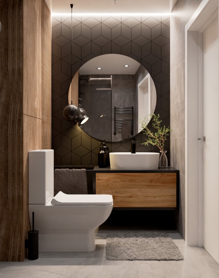 AQM1004 Унитаз напольный Rimless с сиденьем SoftClose, горизонтальный выпуск. 615x350x410мм