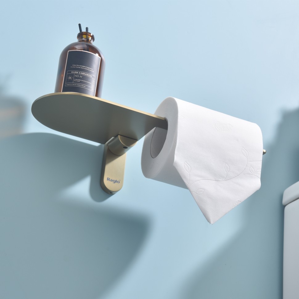 Бумагодержатель с полочкой для телефона Raglo R300.03.03