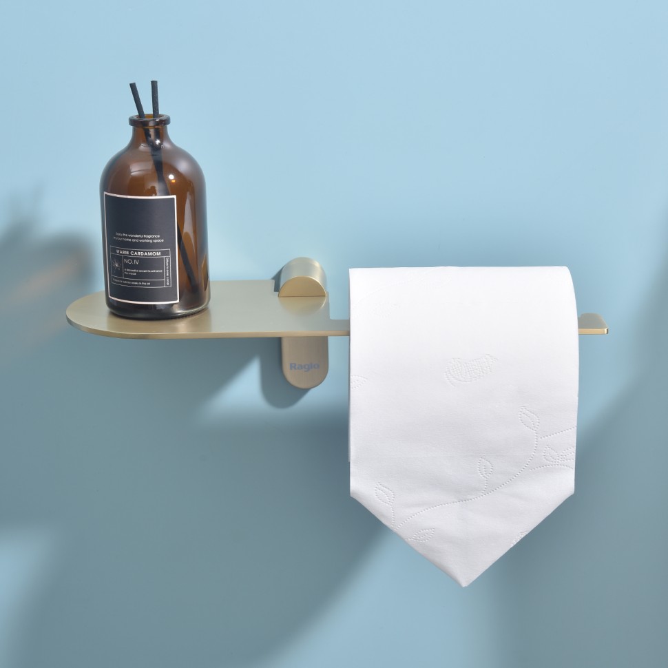 Бумагодержатель с полочкой для телефона Raglo R300.03.03