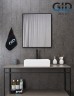 Раковина Gid N1204 51225 накладная белая 45x32x11