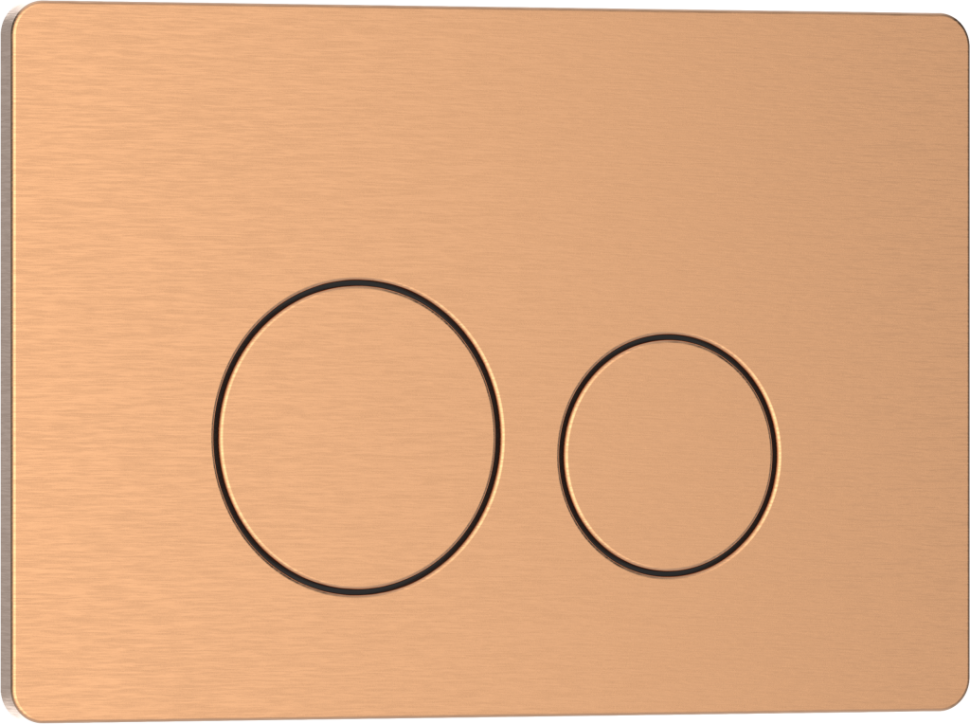 Комплект 3в1 IBERICA BLANCA инсталляция SILENCIO, унитаз BURGOS ALTO белый, кнопка смыва INOX-О розовое золото матовое (IB001.BRA.231.8172)