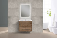 База под раковину Vico 600 подвесная, 2 выкатных ящика soft close, V.Oak