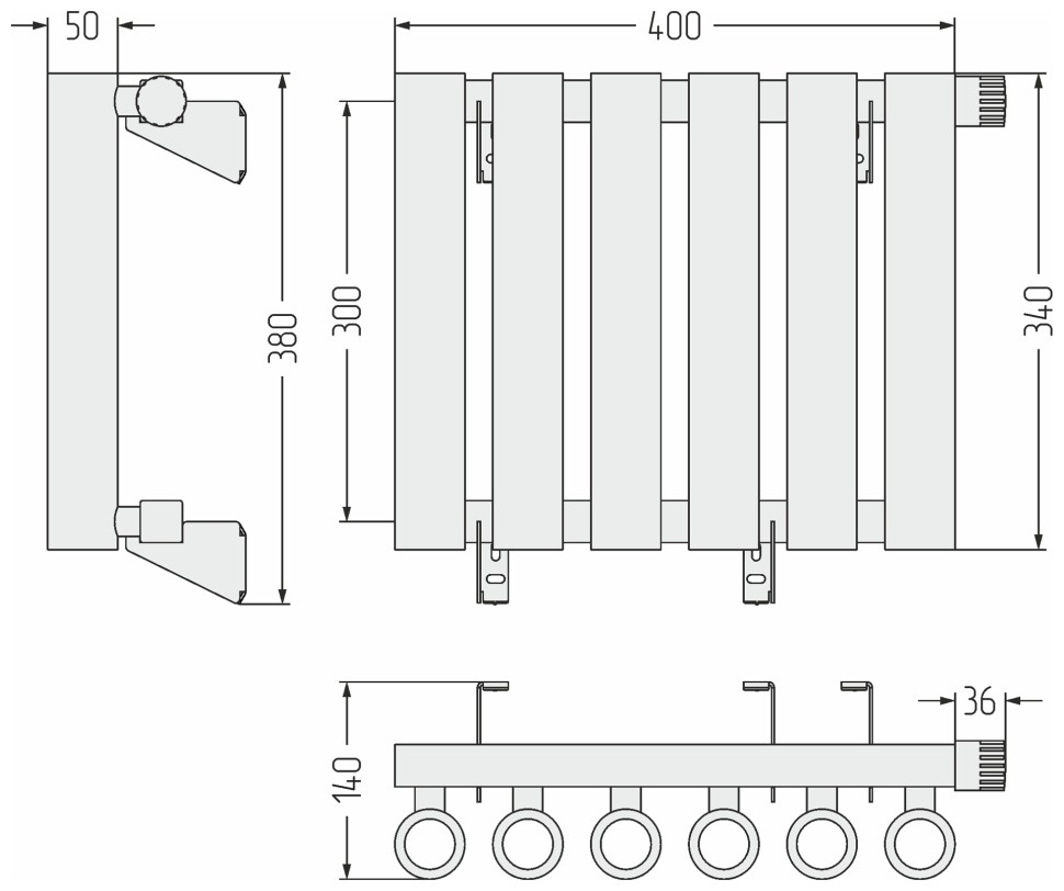 Кумир-0 EU50 правый 300х400 6 секций