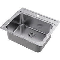 Кухонная мойка Omoikiri Ashi 56-IN нерж. сталь/нержавеющая сталь