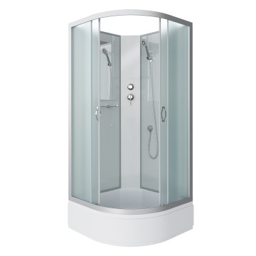 Душевая кабина Niagara Classic NG-3301-14BK (90х90х200) средний поддон(26см),стекло матовое,4 места