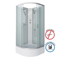 Душевая кабина Niagara Classic NG-3301-14BK (90х90х200) средний поддон(26см),стекло матовое,4 места