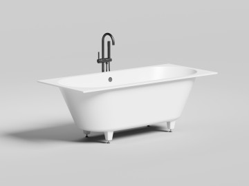 Ванна встраиваемая ORNELLA AXIS 180x80 покраска по RAL полностью S-Sense Матовое