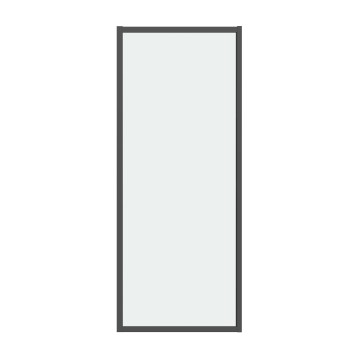 Боковая стенка Grossman Style 200.K33.05.70.21.00 (70х195) черный матовый,стекло прозрачное, 1 место