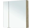 Зеркало-шкаф Aquanet Алвита New 80 дуб веллингтон белый