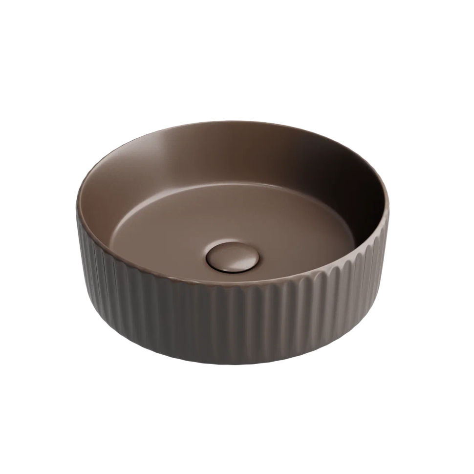 Умывальник чаша накладная круглая (цвет Темно-x CN6057MDB