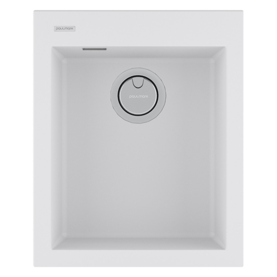 Мойка DECORATION 41, ACRYSTONE, PM934150-WH, WHITE, 410х500 мм, Paulmark