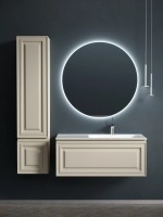 Тумба подвесная SANCOS Very 995х445х406, c одним ящиком оснащенным доводчиками, правая , Beige Soft , арт.VR100RCE