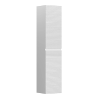 Шкаф-пенал подвесной SANCOS Folk, 350х350х1650 мм, цвет Bianco, арт. PFL35W