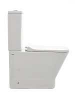 AQM1005 Унитаз напольный Rimless c сиденьем SoftClose, горизонтальный выпуск. 620x345x415мм