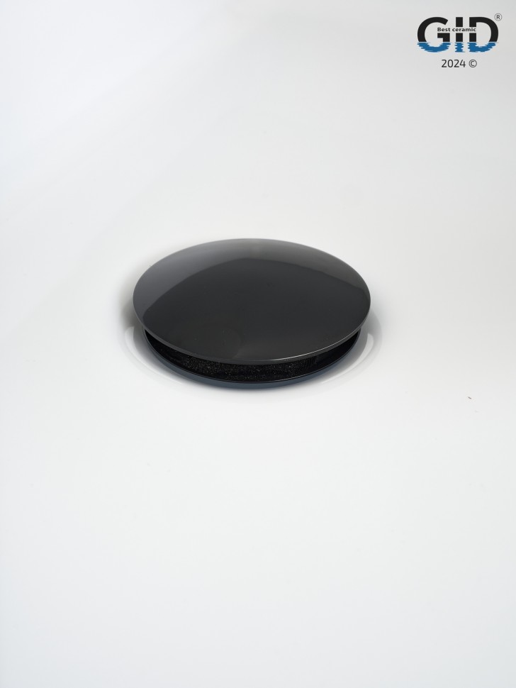 Донный клапан Gid без перелива G-54BL 76601K черный глянцевый 7x7x10