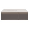 База под раковину Vincea  Elise 1200 подвесная, 2 выкатных ящика soft close, серый матовый