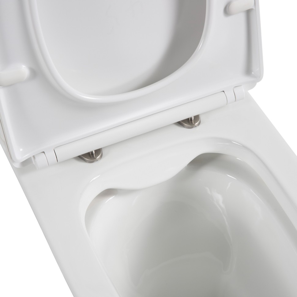 Чаша напольного унитаза c сиденьем BelBagno LOUNGE BB045CPR/SC