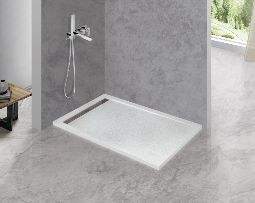 Поддон из искусственного мрамора CEZARES TRAY-AS-AH-100/80-30-W