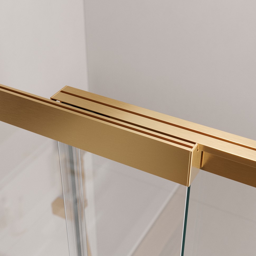 Душевая шторка на ванну с фиксированным креплением одной створки CEZARES SLIDER-FIX-VF-11-90/150-C-BORO