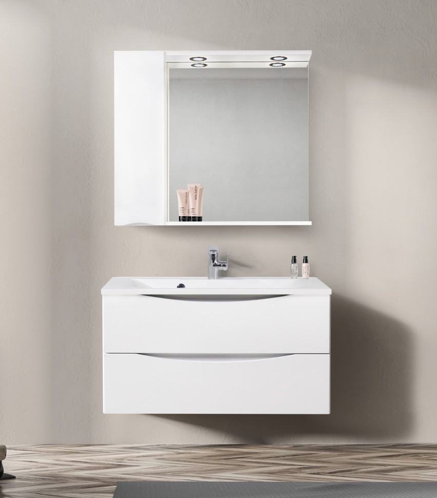 Шкаф подвесной BelBagno MARINO-SPC-900/750-1A-B