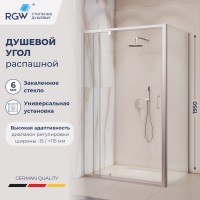 Душевой уголок RGW PA-078 (RGW PA-008 + Z-050-2) 1100x800