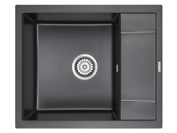 Мойка FLUGEN 50-600, IT-GRANIT, PM216050-BL, черный , 600х500 мм, Paulmark