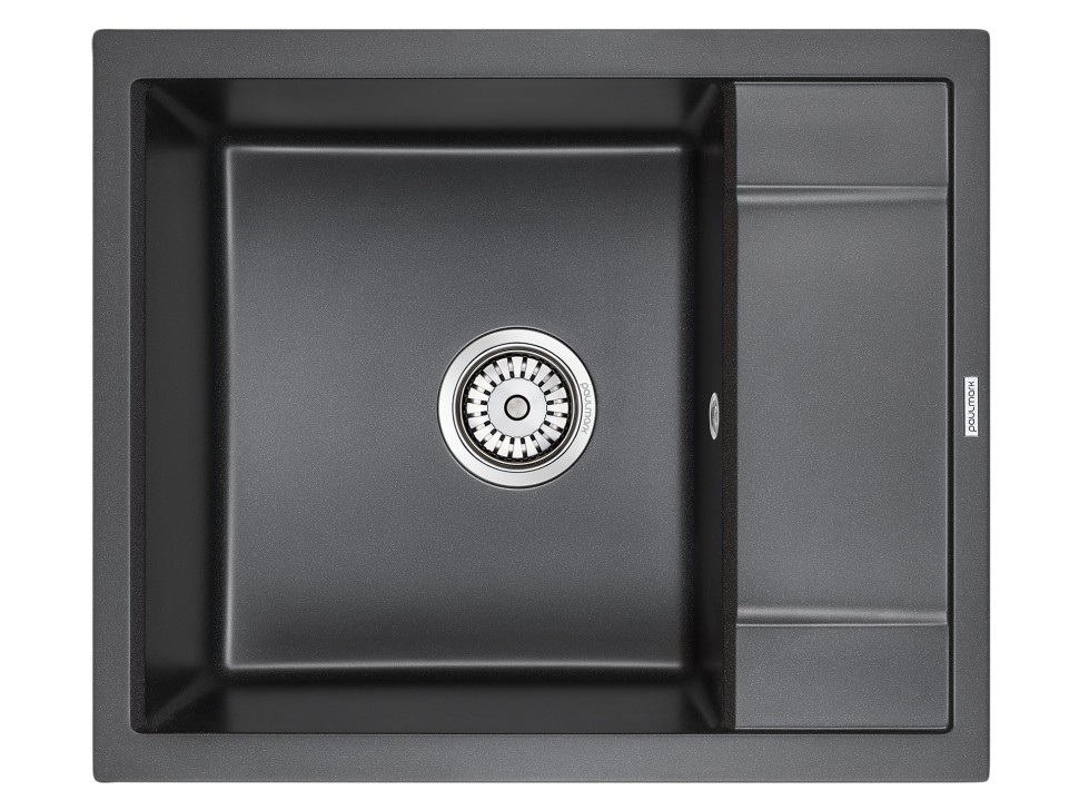 Мойка FLUGEN 50-600, IT-GRANIT, PM216050-BL, черный , 600х500 мм, Paulmark