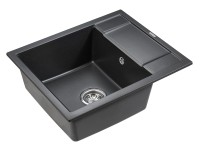 Мойка FLUGEN 50-600, IT-GRANIT, PM216050-BL, черный , 600х500 мм, Paulmark