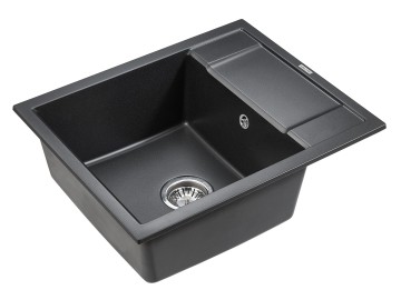 Мойка FLUGEN 50-600, IT-GRANIT, PM216050-BL, черный , 600х500 мм, Paulmark