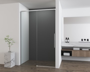 Душевая дверь Ультима (Ultima) VDS-7UL120CL, 1200, хром, стекло прозрачное