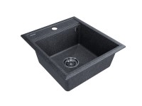 Мойка STEPIA 45, IT-GRANIT, PM114651-DG, графит, 460х510, Paulmark