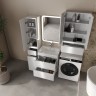 Тумба подвесная STYLE LINE "Атлантика 60", Люкс Плюс белый глянец под раковину Атлантик 60