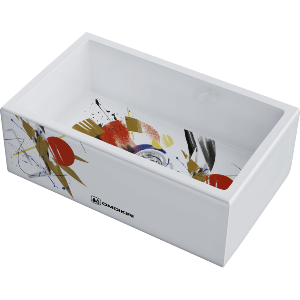 Кухонная мойка Omoikiri Mikura 76-Tokyo Natceramic/белый