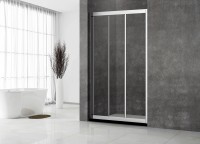 Душевая дверь Veconi Vianno VN-31, 1500х1950, хром, стекло прозрачное