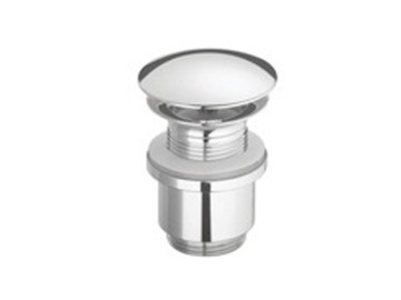 Донный клапан с открытым сливом GSI SPARES PILLV для раковин без перелива, цвет Хром