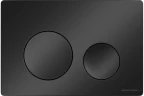 Кнопка смыва Balance, клавиши Circle, цвет черный матовый, арт. CN12-001MB