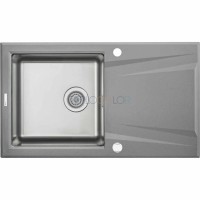 Гранитно-стальная мойка, 1-чаша с осушкой