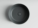 Умывальник чаша накладная круглая (цвет Темный Антрацит Матовый) Element 390x390x120мм