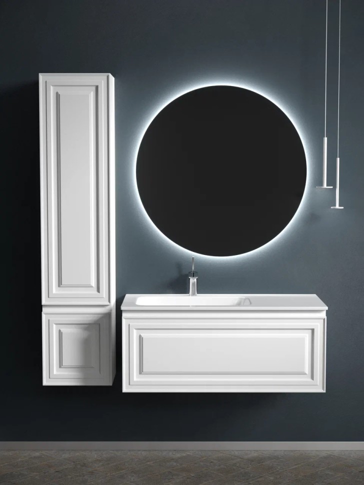 Тумба подвесная SANCOS Very 995х445х406, c одним ящиком оснащенным доводчиками, левая , Bianco , арт.VR100LW